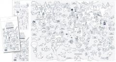 okładka Mapa świata. Kolorowanka XL książka | Praca Zbiorowa