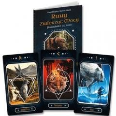okładka Runy Zwierząt Mocy - poradnik i 25 kart książka | Bartosz Mazik, Dawid Lipka