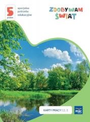 okładka Zdobywam świat. Karty pracy c.3 wiosna/lato P.5 książka | Justyna Hadryś
