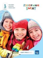 okładka Zdobywam świat. Karty pracy cz.2 zima Poziom 3 książka | Justyna Hadryś