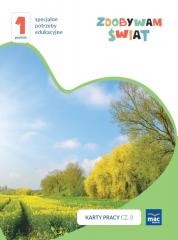 okładka Zdobywam świat. Karty pracy cz.3 wiosna/lato P.1 książka | Justyna Hadryś