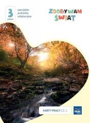 okładka Zdobywam świat. Karty pracy cz.1 jesień Poziom 3 książka | Justyna Hadryś