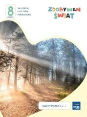 okładka Zdobywam świat. Karty pracy cz.1 Poziom 8 książka | Justyna Hadryś