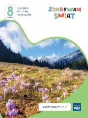 okładka Zdobywam świat. Karty pracy cz.3 wiosna/lato P.8 książka | Justyna Hadryś