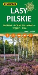 okładka Mapa - Lasy Pilskie 1:50 000 książka | Praca Zbiorowa