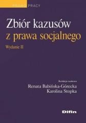 okładka Zbiór kazusów z prawa socjalnego książka | Babińska-Górecka Renata, Karolina Stopka
