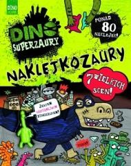 okładka Dino Superzaury. Naklejkozaury książka | Andrew Davidson