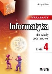 okładka Informatyka SP 4 Teraz bajty (3D) w.2023 książka | Koba Grażyna