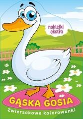 okładka Zwierzakowe kolorowanki. Gąska Gosia książka | Praca Zbiorowa