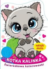okładka Zwierzakowe kolorowanki. Kotka Kalinka książka | Praca Zbiorowa