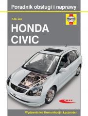 okładka Honda Civic modele 2001-2005 książka