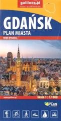 okładka Plan miasta - Gdańsk 1:17 000 w.2022 książka | Praca Zbiorowa