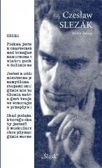 okładka Wybór wierszy książka | Czesław Slezak
