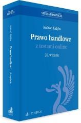 okładka Prawo handlowe z testami online w.26 książka | Andrzej Kidyba