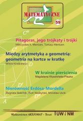 okładka Miniatury matematyczne 59 Pitagoras, jego trójkąty książka | Praca Zbiorowa