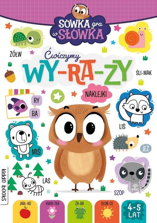 okładka Sówka gra w słówka wyrazy książka | Opracowanie zbiorowe