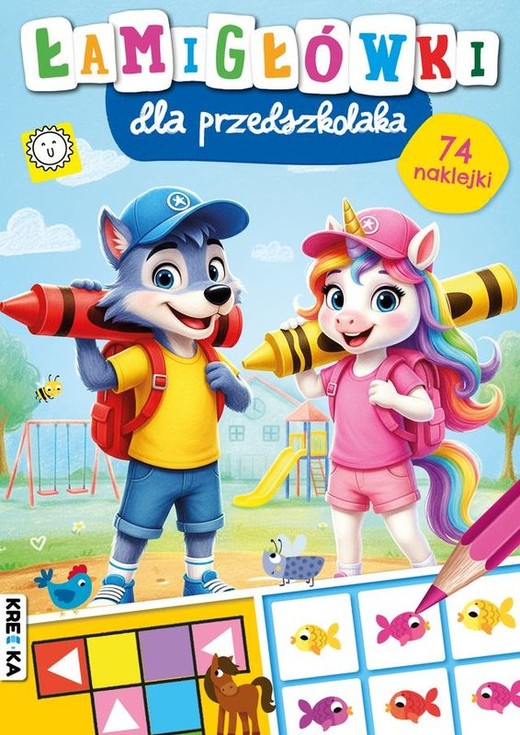 okładka Łamigłówki dla przedszkolaka książka | Opracowanie zbiorowe