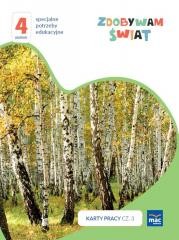 okładka Zdobywam świat. Karty pracy c.3 wiosna/lato P.4 książka | Justyna Hadryś