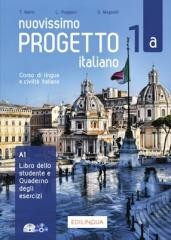 okładka Progetto italiano Nuovissimo 1A podr.+ ćw.+QR książka | Ruggieri L., S. Magnelli, T. Marin