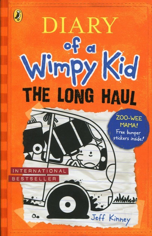 okładka Diary of a Wimpy Kid. The Long Haul (Book 9) wer. angielska książka | Jeff Kinney