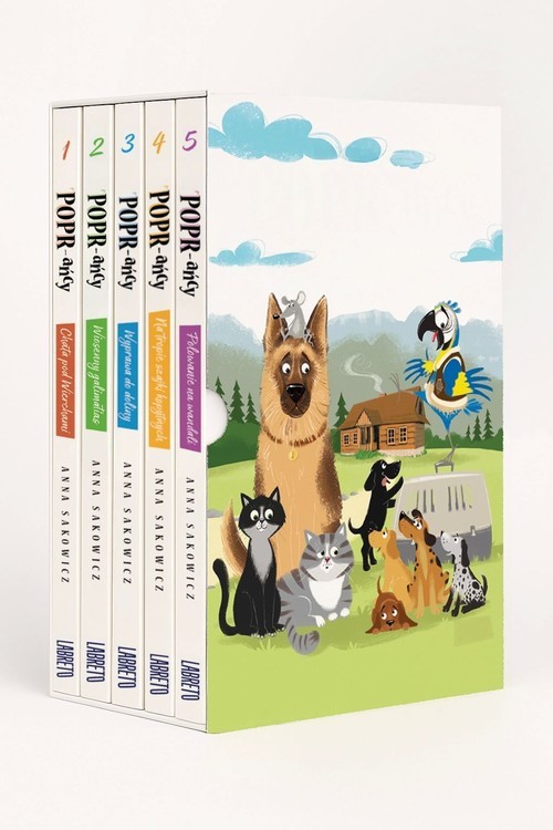 okładka Pakiet POPR-ańcy. Tomy 1-5. książka | Anna Sakowicz