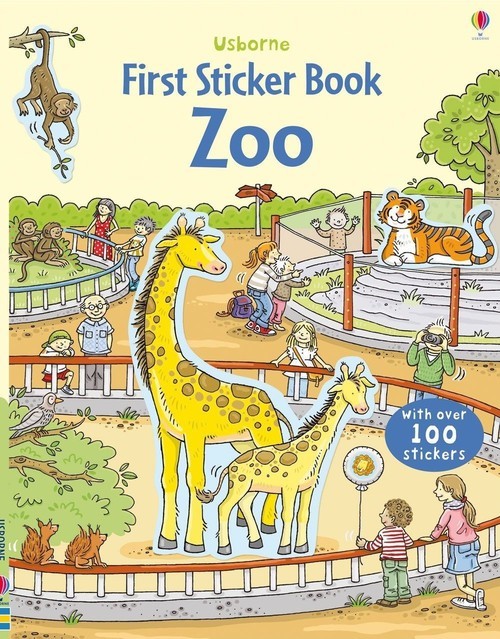 okładka First Sticker Book Zoo wer. angielska książka | Cecilia Johansson, Sam Taplin