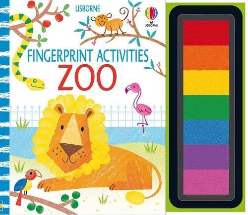 okładka Zoo. Fingerprint activities  wer. angielska książka | Candice Whatmore, Watt Fiona