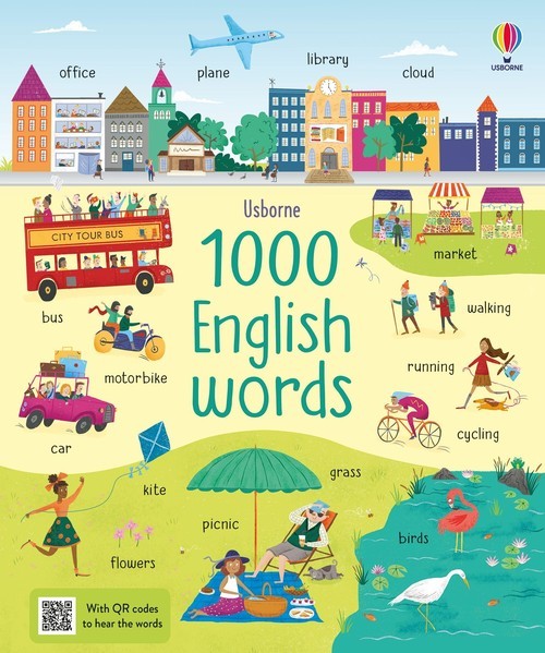 okładka 1000 English Words wer. angielska książka | Jane Bingham, Rachael Saunders