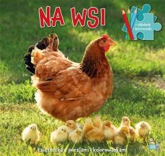 okładka Na wsi. Książeczki z puzzlami i kolorowankami książka | Opracowanie zbiorowe