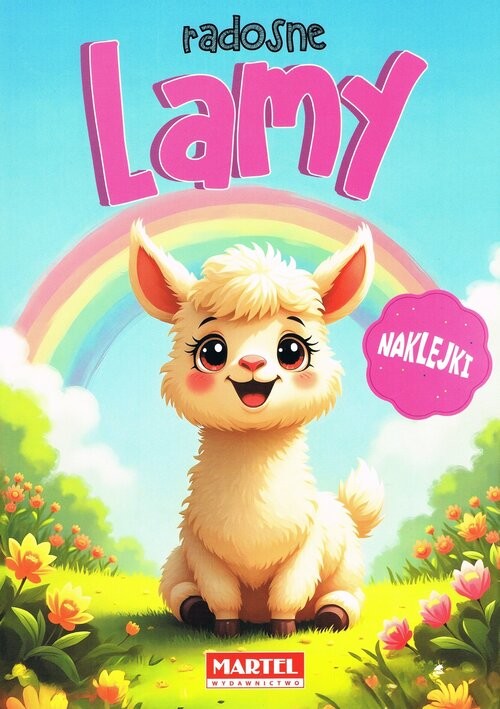 okładka Kolorowanka z naklejkami Radosne lamy książka | Opracowanie zbiorowe