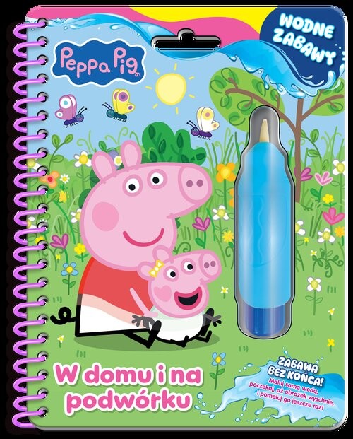 okładka Peppa Pig. Wodne zabawy W domu i na podwórku książka | null null