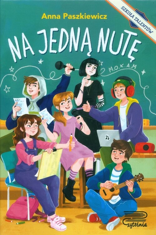 okładka Szkoła Talentów Na jedną nutę książka | Anna Paszkiewicz