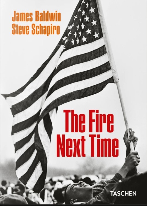 okładka James Baldwin. Steve Schapiro. The Fire Next Time książka