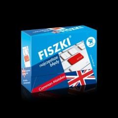 okładka Najczęstsze błędy angielski fiszki książka | Praca Zbiorowa
