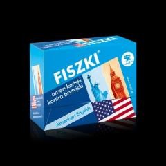 okładka Fiszki amerykański kontra brytyjski książka | Praca Zbiorowa