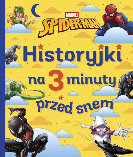 okładka Spider-Man Marvel. Historyjki na 3 minuty przed snem książka