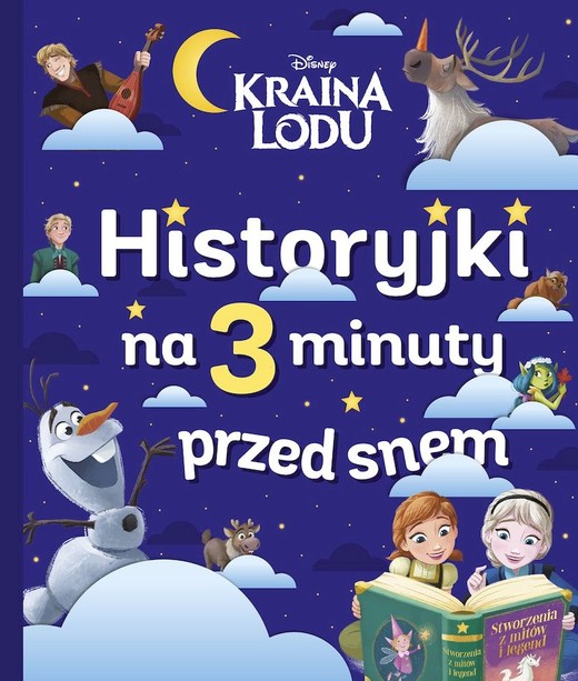 okładka Kraina Lodu Disney. Historyjki na 3 minuty przed snem książka