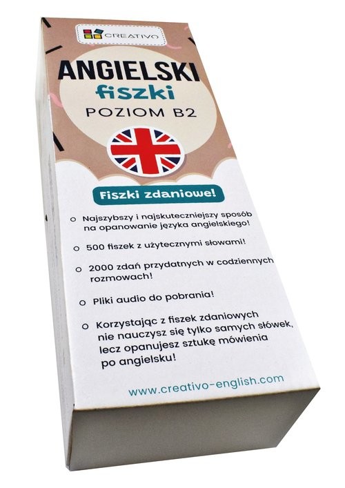 okładka Angielski. Fiszki. Poziom B2 książka