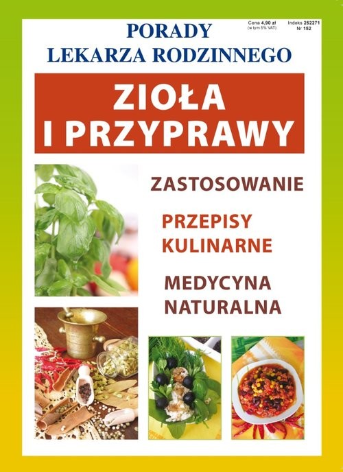 okładka Porady Lekarza Rodzinnego 152.Zioła i przyprawy książka