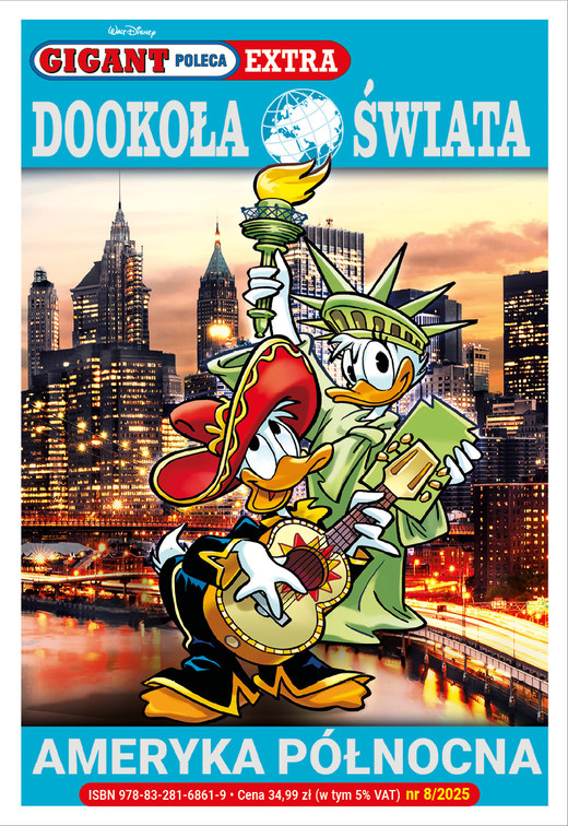 okładka Gigant Poleca Extra Dookoła świata Ameryka Pół. książka