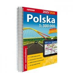 okładka Polska atlas samochodowy 1:300 000 książka