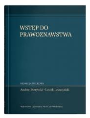 okładka Wstęp do prawoznawstwa książka | Leszek Leszczyński, Andrzej Korybski