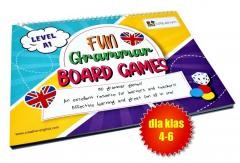 okładka Fun Grammar Board Games Level A1 CREATIVO książka