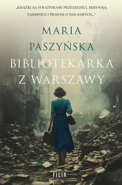 okładka Bibliotekarka z Warszawy. Wielkie Litery książka | Maria Paszyńska