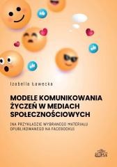 okładka Model komunikowania życzeń w mediach.. książka | Ławecka Izabella