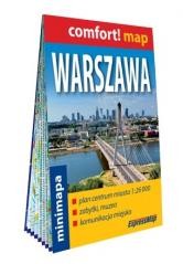 okładka Comfort! map Warszawa 1:26 000 książka | Praca Zbiorowa