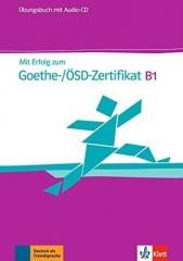okładka Mit Erfolg zum Goethe-/OSD- Zertifikat B1 UB + CD książka | Hans-Jurgen Hantschel, Weber Britta