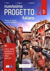 okładka Progetto italiano Nuovissimo 2B podr. + ćw. + CD książka