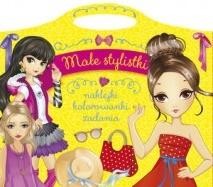 okładka Małe stylistki Naklejki, kolorowanki, zadania książka | Praca Zbiorowa