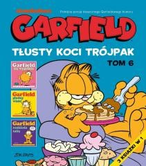 okładka Garfield T.6 Tłusty koci trójpak książka | Jim Davis